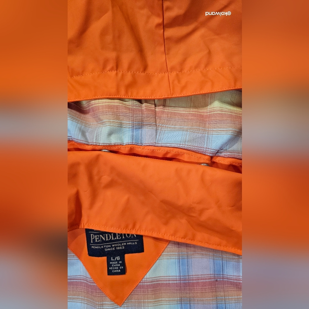 Pedlenton Tangerine Women's Rain Jacket Size L - Picture 6 of 14
